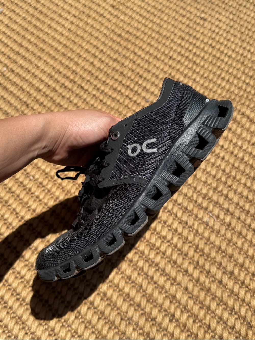 On Running Black Mesh Performance Sneakers - Picture 13 of 13